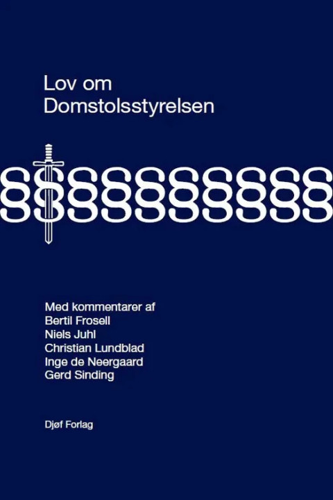 Omslag: Lov om Domstolsstyrelsen.