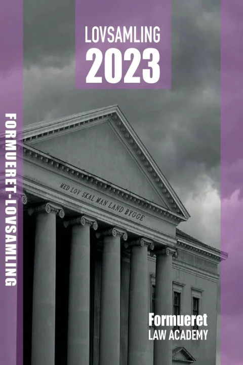 Omslag: Lovsamling Formueret - 2023