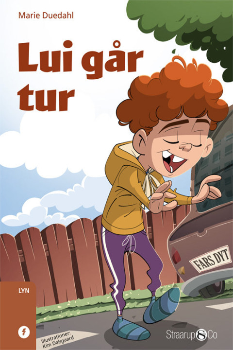 Omslag: Lui går tur