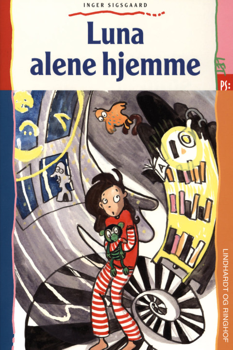 Omslag: Luna alene hjemme