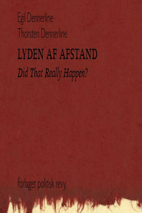 Omslag: LYDEN AF AFSTAND