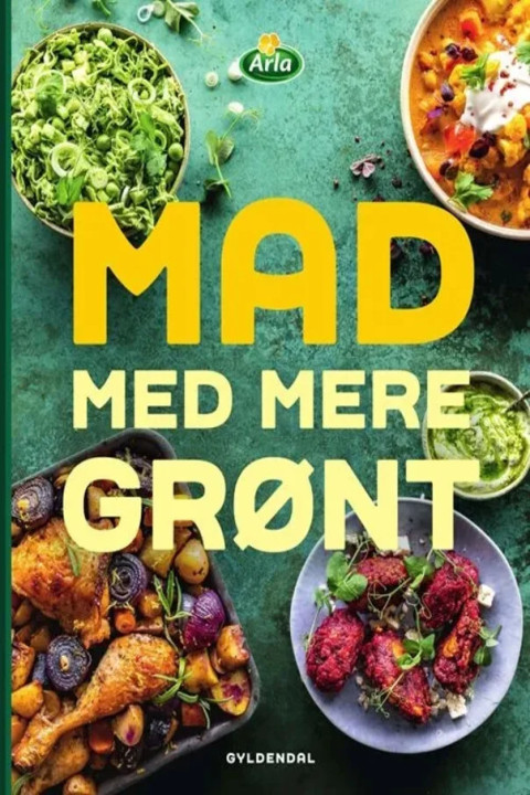 Omslag: Mad med mere grønt