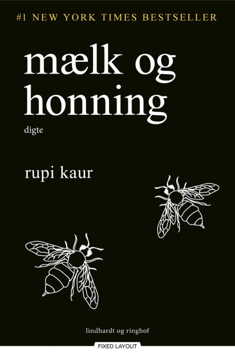 Omslag: mælk og honning