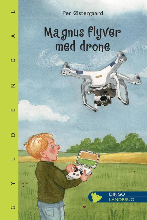 Omslag: Magnus flyver med drone