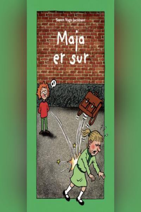 Omslag: Maja er sur
