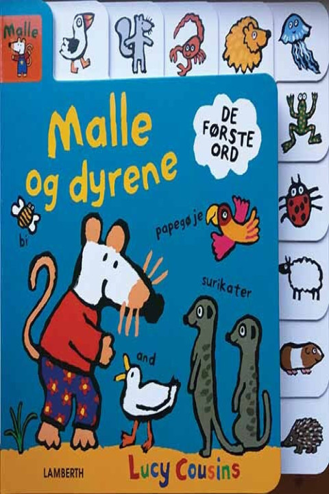 Omslag: Malle og dyrene