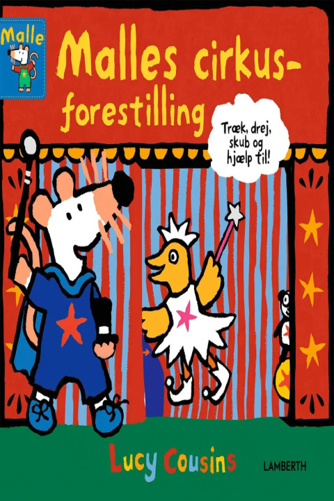 Omslag: Malles cirkusforestilling