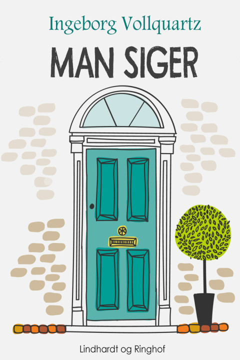 Omslag: Man siger -