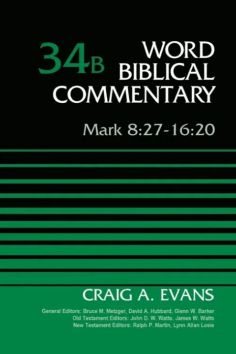 Omslag: Mark 8:27-16:20, Volume 34B