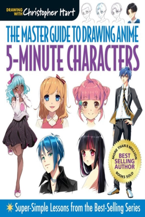 Omslag: Master Guide to Drawing Anime 5-minute Characterssuper-simp