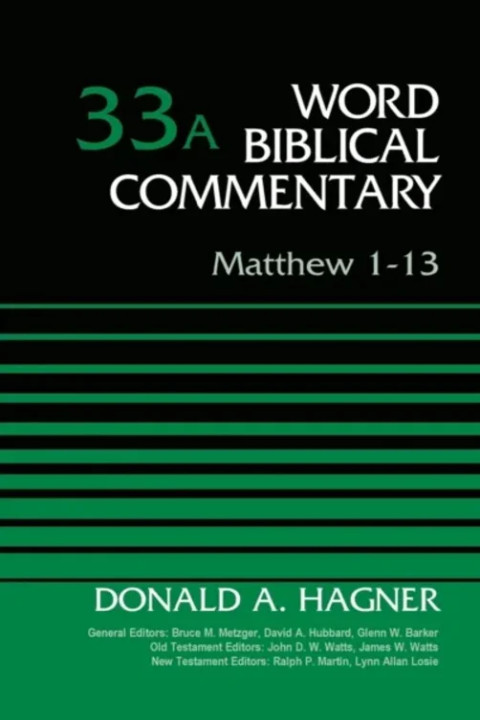 Omslag: Matthew 1-13, Volume 33A