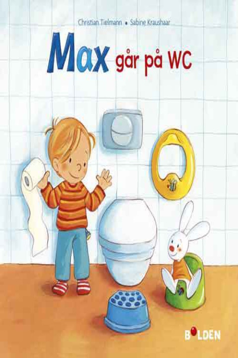 Omslag: Max går på wc