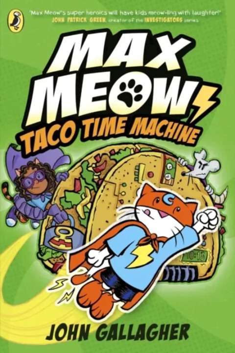 Omslag: Max Meow Book 4: Taco Time Machine
