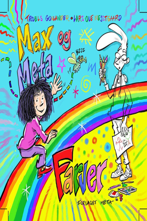 Omslag: Max og Meta - Farver