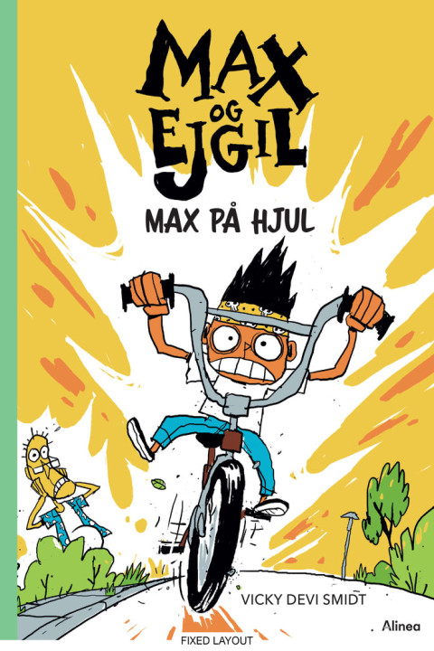 Omslag: Max på hjul, Grøn læseklub