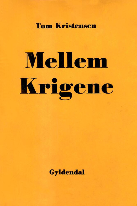 Omslag: Mellem Krigene