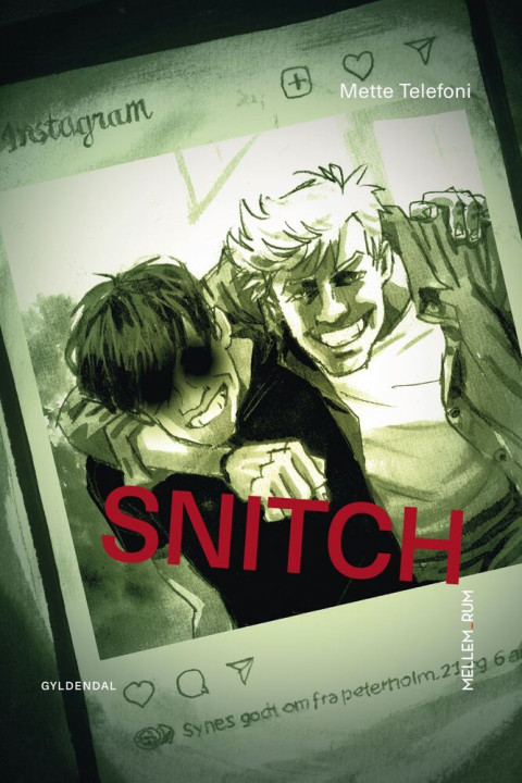 Omslag: Mellem_rum. Snitch