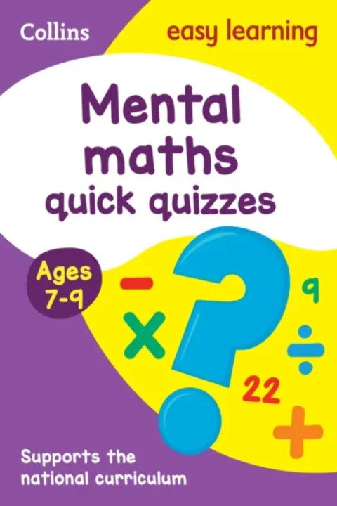 Omslag: Mental Maths Quick Quizzes Ages 7-9 - Ideal for Home Learning