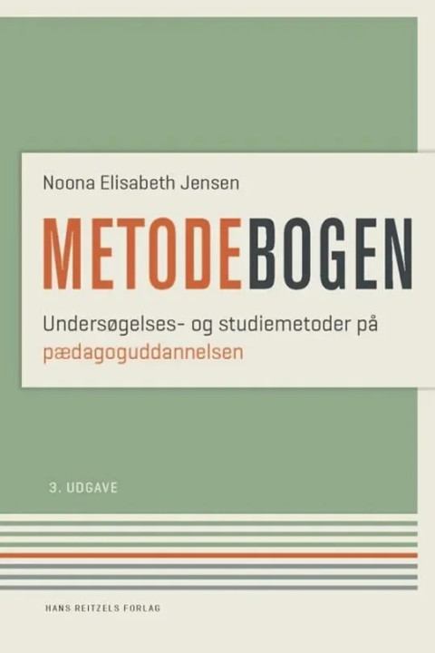 Omslag: Metodebogen - Studie- og undersøgelsesmetoder på pædagoguddannelsen