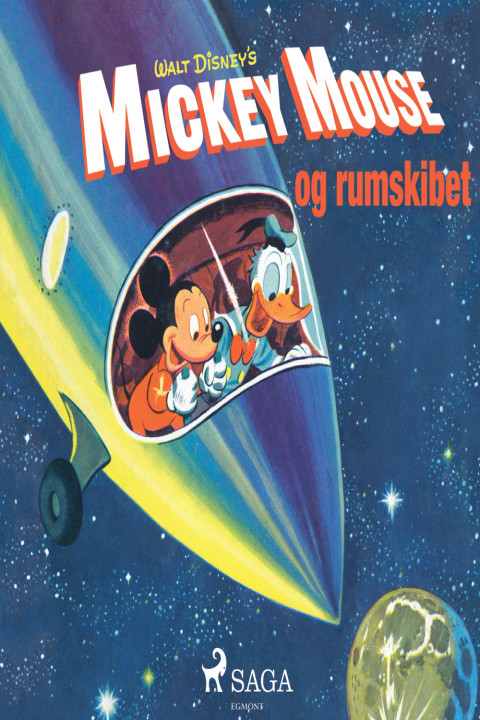 Omslag: Mickey Mouse og rumskibet