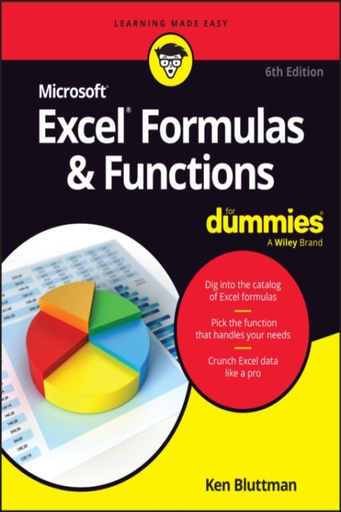 Omslag: Microsoft 365 Excel Formulas og Functions For Dummies