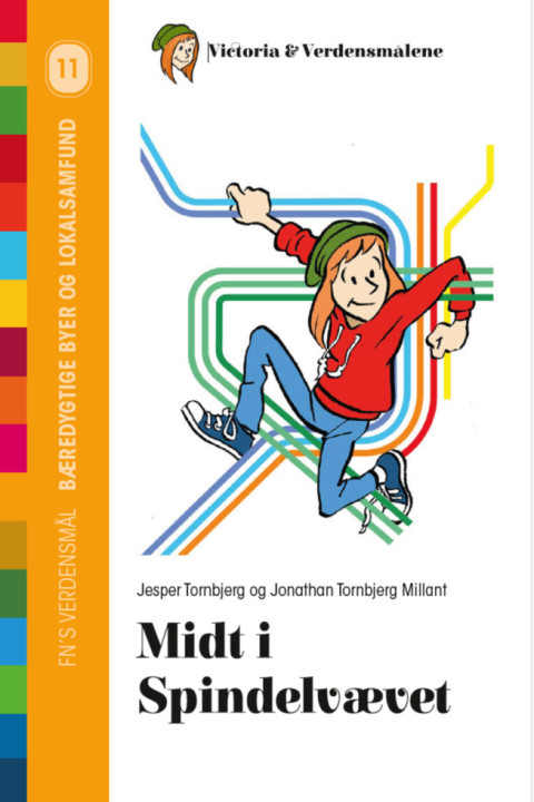 Omslag: Midt i Spindelvævet