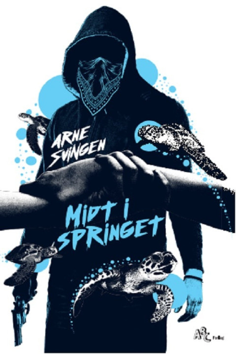 Omslag: Midt i springet