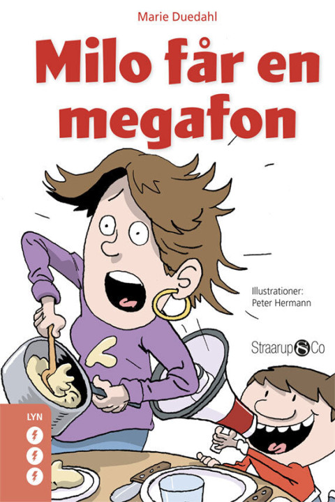 Omslag: Milo får en megafon