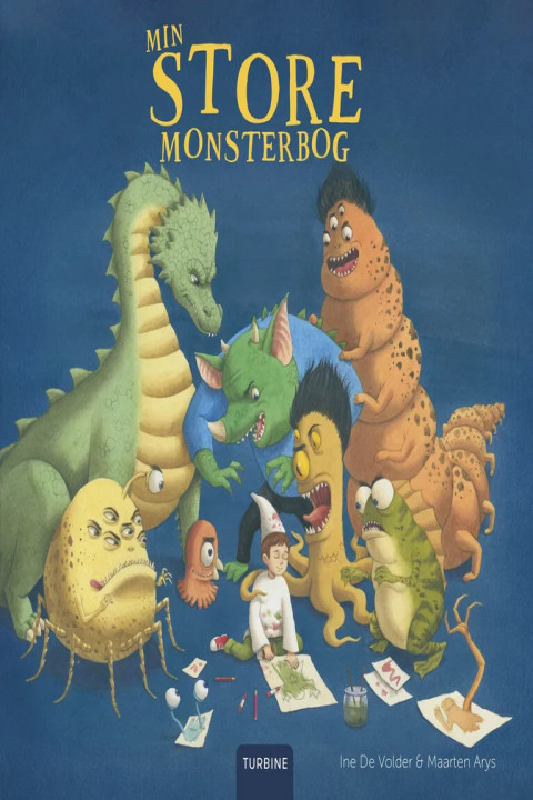 Omslag: Min store monsterbog