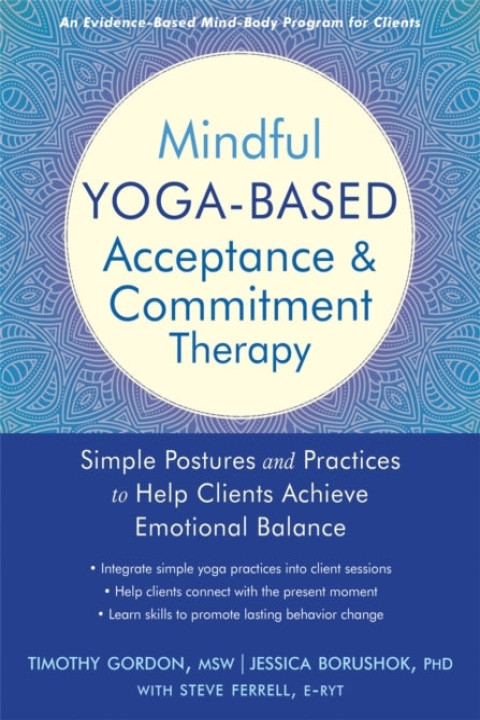 Omslag: Mindful Yoga-based Acceptance and Commitment Therapysimple P