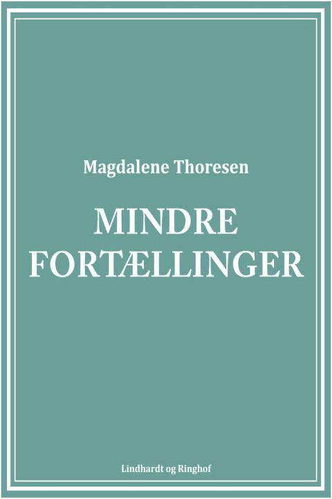 Omslag: Mindre fortællinger