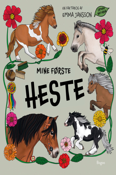 Omslag: Mine første heste