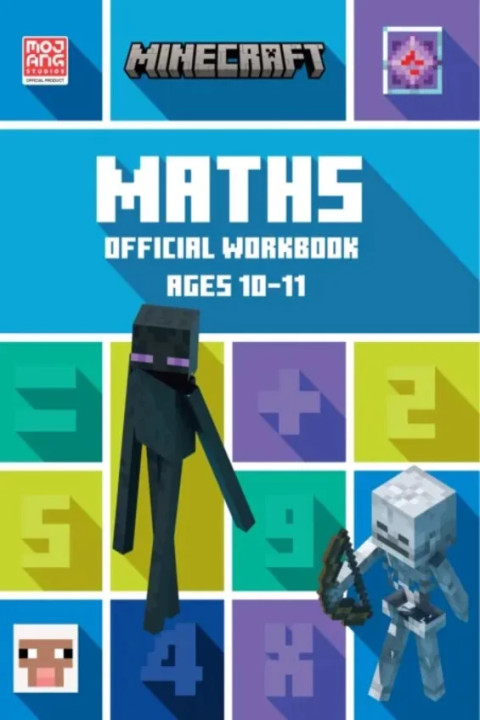 Omslag: Minecraft Maths Ages 10-11 - Official Workbook