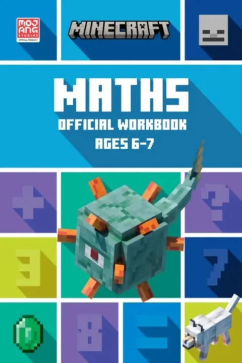 Omslag: Minecraft Maths Ages 6-7 - Official Workbook
