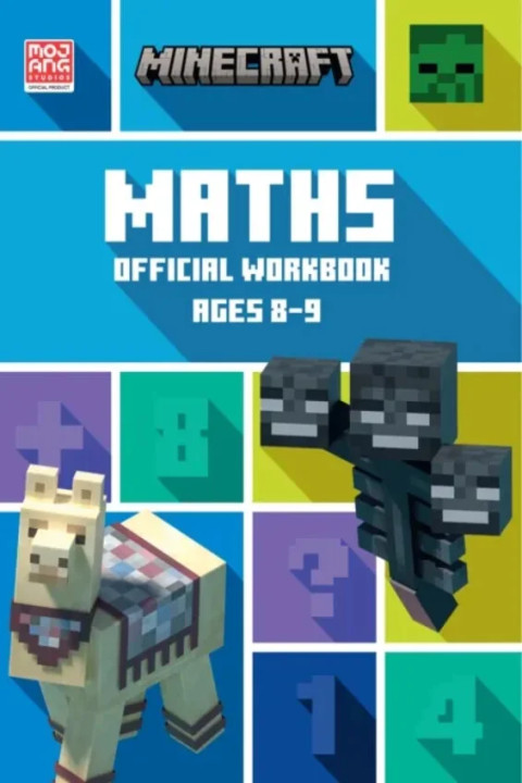 Omslag: Minecraft Maths Ages 8-9 - Official Workbook