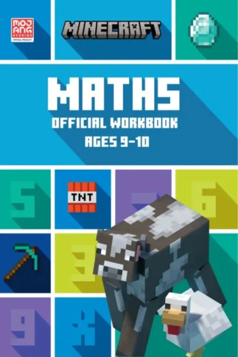 Omslag: Minecraft Maths Ages 9-10 - Official Workbook