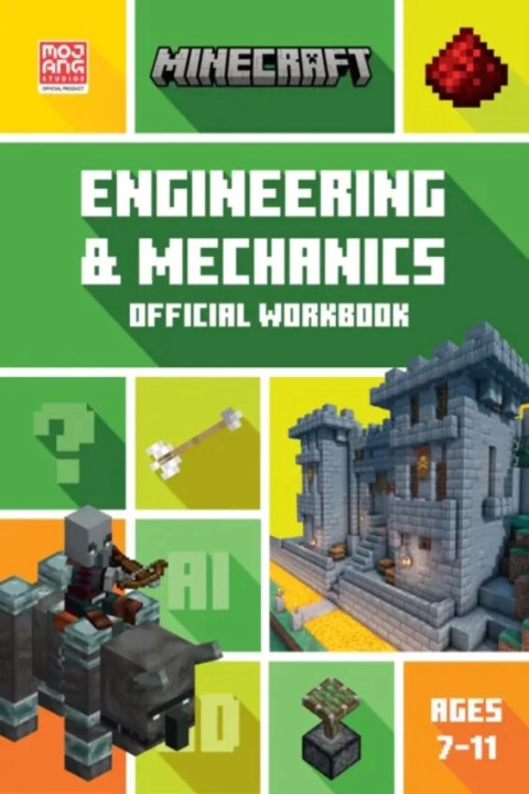 Omslag: Minecraft STEM Engineering and Mechanics - Official Workbook