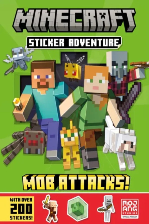 Omslag: Minecraft Sticker Adventure: Mob Attacks!