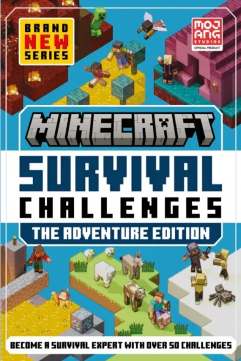 Omslag: MINECRAFT SURVIVAL CHALLENGES