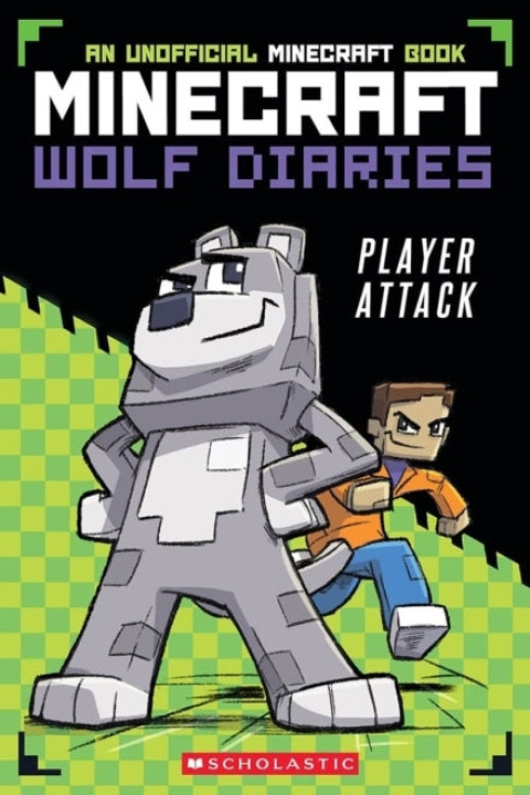 Omslag: Minecraft Wolf Diaries #1: Player Attack