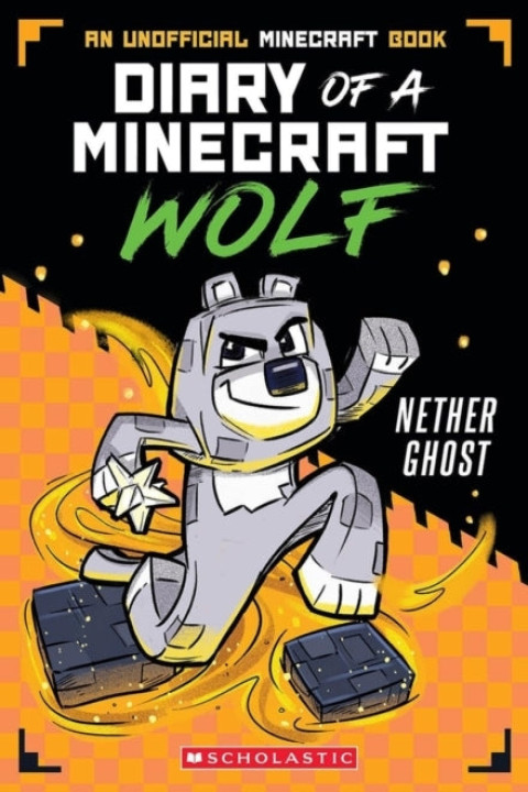 Omslag: Minecraft Wolf Diaries 3 Nether Ghost