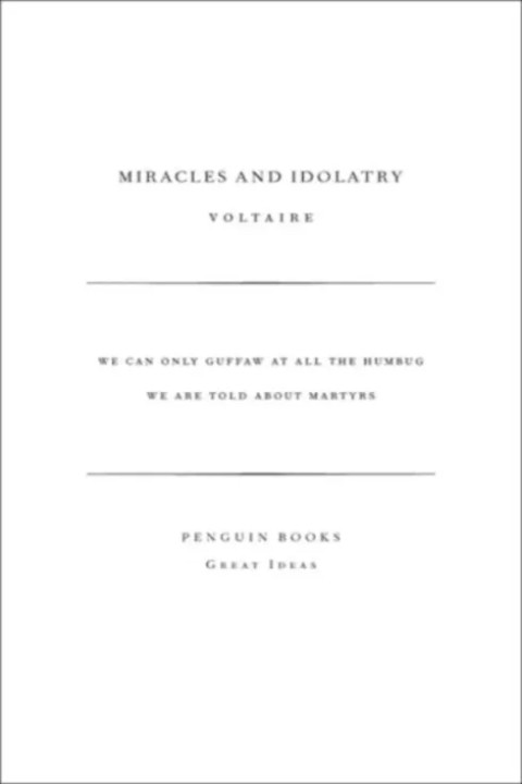 Omslag: Miracles and Idolatry