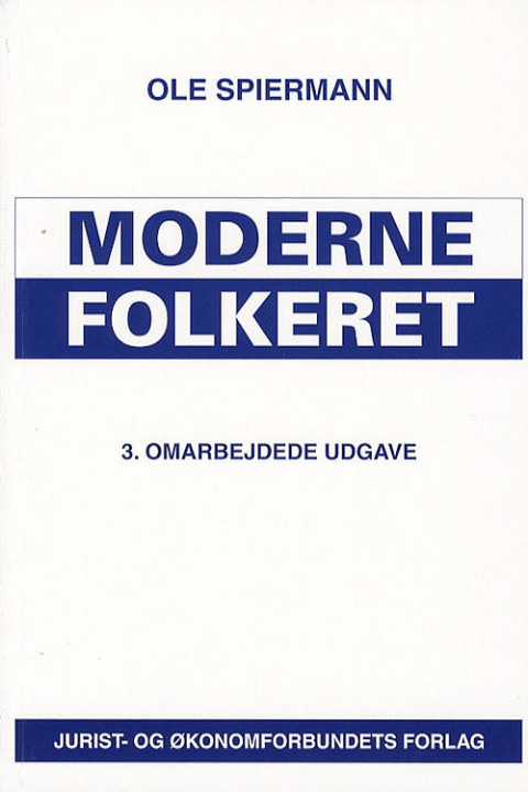 Omslag: Moderne Folkeret