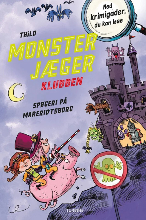 Omslag: Monsterjægerklubben. Spøgeri på Mareridtsborg