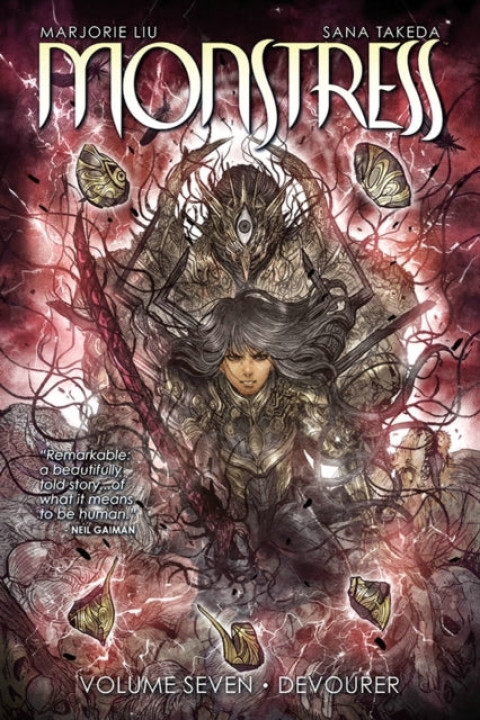 Omslag: Monstress, Volume 7: Devourer