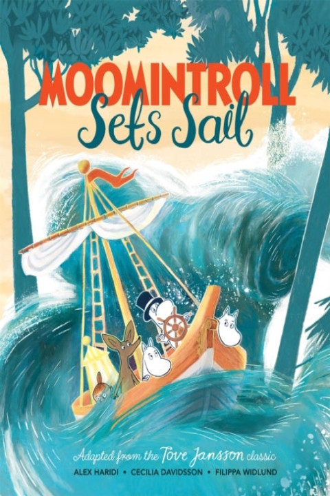 Omslag: Moomintroll Sets Sail