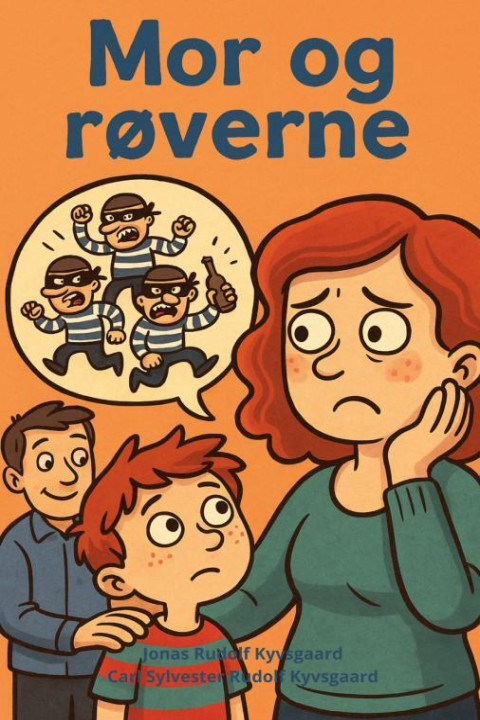 Omslag: Mor og røverne