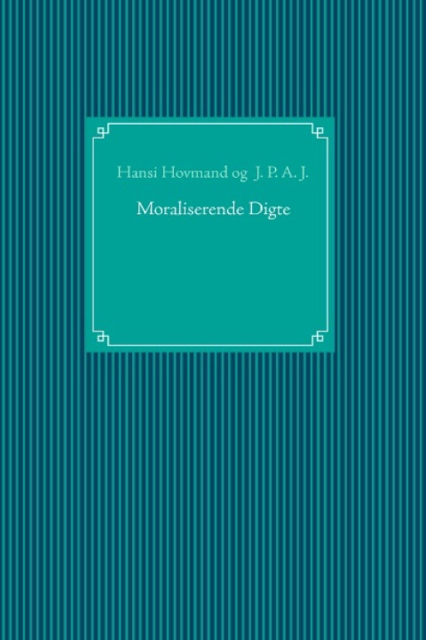 Omslag: Moraliserende Digte