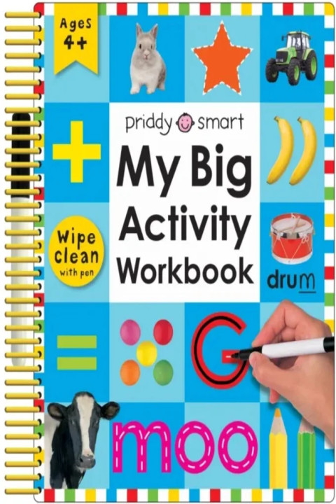 Omslag: My Big Activity Workbook (Wipe Clean Activity Book) - Practice pen control, spelling, math, and more!