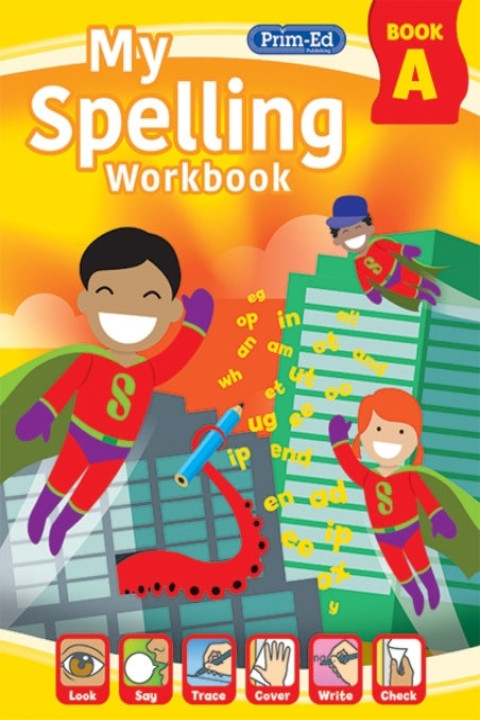 Omslag: MY SPELLING WORKBOOK BOOK A.